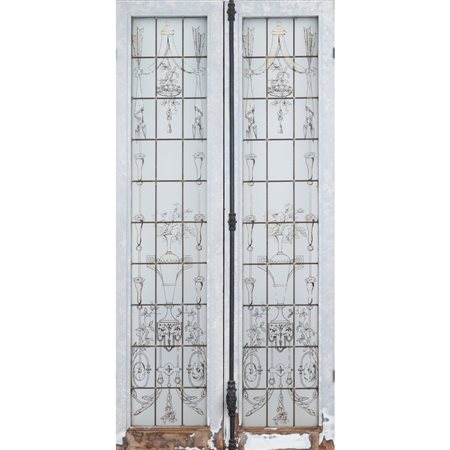 MANIFATTURA ITALIANA DEI PRIMI XX SECOLO, Coppia di finestre