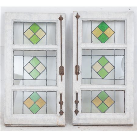 MANIFATTURA ITALIANA DEL XX SECOLO, Coppia di finestre