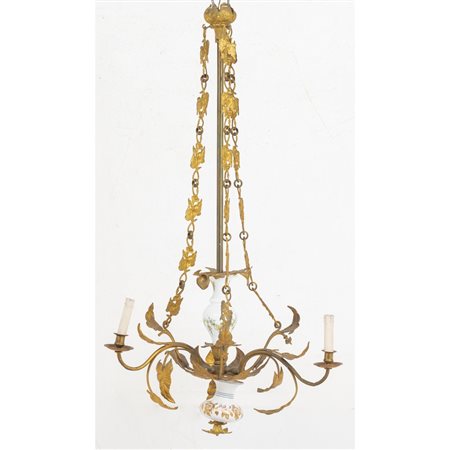 MANIFATTURA ITALIANA DEL XIX SECOLO, Lampadario