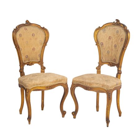 MANIFATTURA ITALIANA DEL XX SECOLO, Coppia di sedie