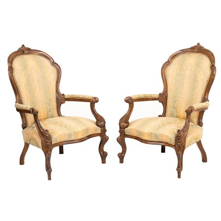 MANIFATTURA SICILIANA DEL XX SECOLO, Coppia di poltrone