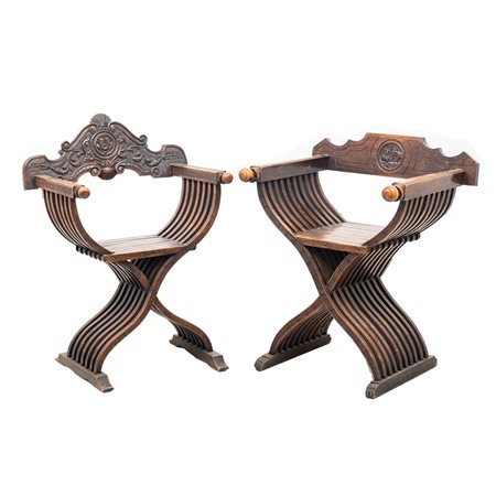 MANIFATTURA SICILIANA DEI PRIMI DEL '900, Coppia di poltrone