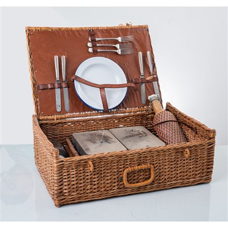 MANIFATTURA EUROPEA DEL XX SECOLO, Cesto da picnic