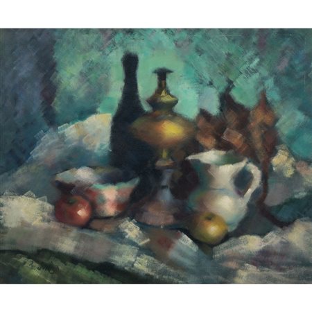 PITTORE DEL XX SECOLO, Natura morta, Olio su tela