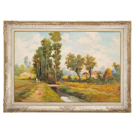 VALERIO ROTINI, Olio su tela