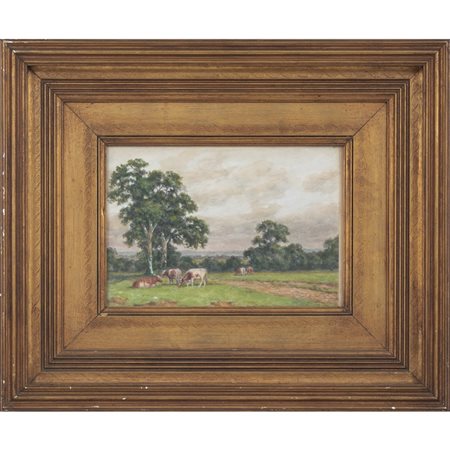 JOSEPH DIXON CLARK, Tempera e acquarello su carta