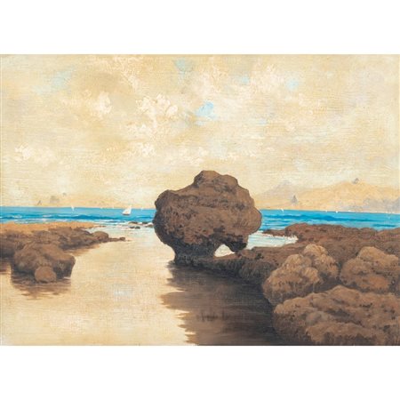 PITTORE DEL XX SECOLO, Olio su tavoletta