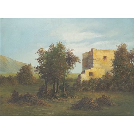 PITTORE DEL XX SECOLO, Olio su tavoletta