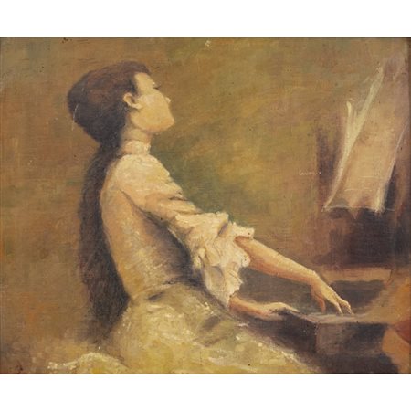 PITTORE DELLA PRIMA METÀ DEL XX SECOLO, Olio su cartone