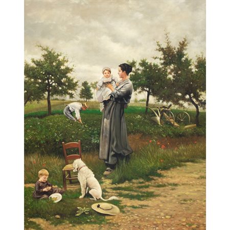 PITTORE ITALIANO DEL XX SECOLO, Olio su tela