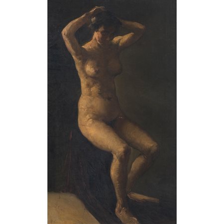 PRIMO PANCIROLI, Nudo, Olio su tela