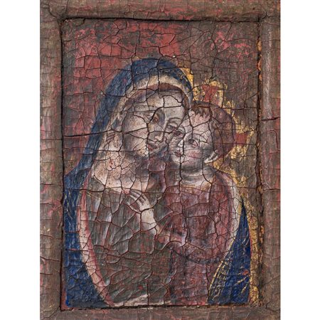 SCUOLA SICILIANA DEL XX SECOLO, Olio su tavola