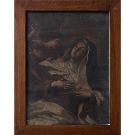 SCUOLA ITALIANA DEL XVIII SECOLO, Olio su rame.