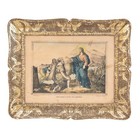 MANIFATTURA SICILIANA DEL XIX SECOLO, Cornice