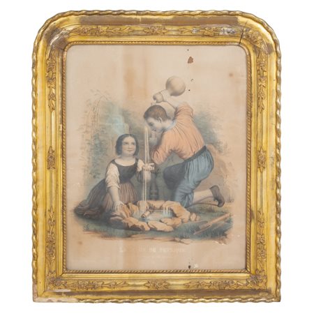 MANIFATTURA SICILIANA DEL XIX SECOLO, Cornice