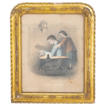 MANIFATTURA SICILIANA DEL XIX SECOLO, Cornice