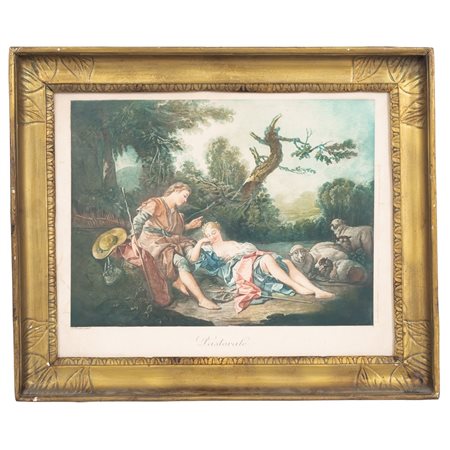 MANIFATTURA SICILIANA DEL XIX SECOLO, Cornice