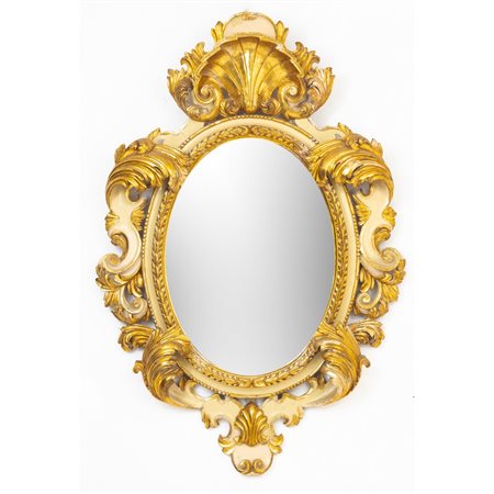 MANIFATTURA SICILIANA DEL XIX SECOLO, Specchiera