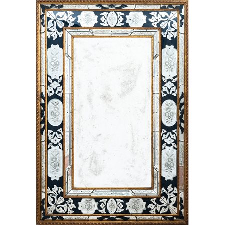 MANIFATTURA MURANESE DEI PRIMI DEL '900, Grande specchiera