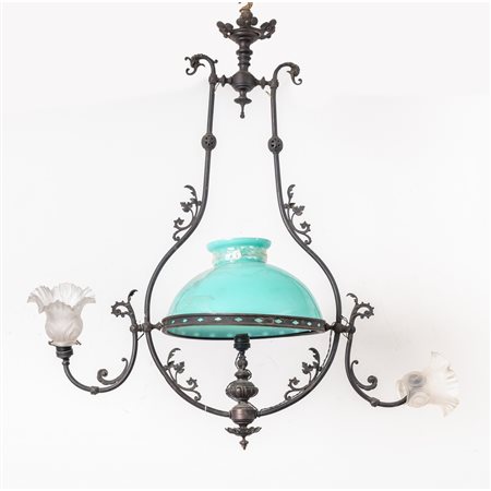 MANIFATTURA SICILIANA DELLA PRIMA METÀ XX SECOLO, Lampadario