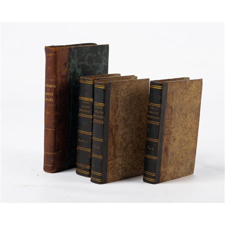 QUATTRO VOLUMI DEL XIX SECOLO