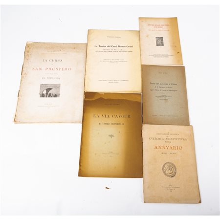 SEI OPUSCOLI DI VARIA DEL ‘900