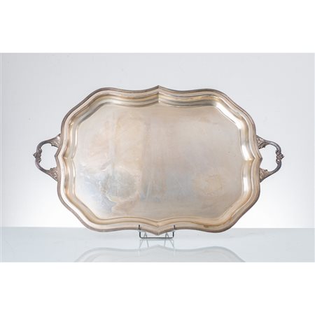 VASSOIO in metallo argentato