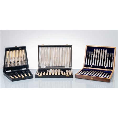 MANIFATTURA INGLESE DEL XX SECOLO, Tre scatole