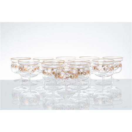 NASON MORETTI MURANO, Dodici coppe da caviale