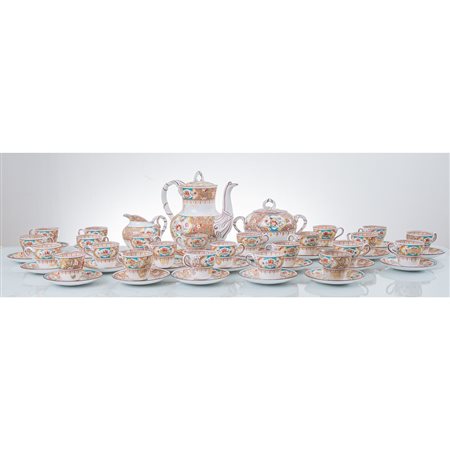 MANIFATTURA FRANCESE DEL XIX SECOLO, Servizio da caffè