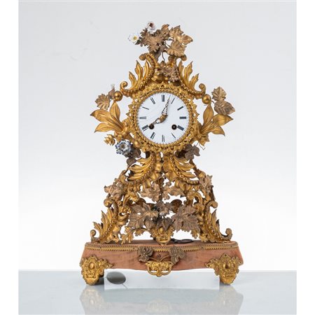 MANIFATTURA SICILIANA DEL XIX SECOLO, Orologio da tavolo