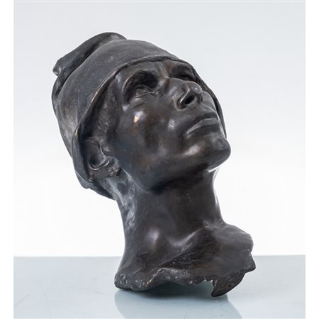 ACHILLE D'ORSI, Volto, Scultura in bronzo