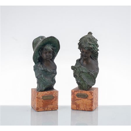 NICO VENZO, Coppia di sculture