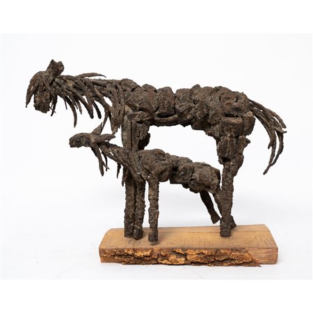 SIRAGUSA, Cavalli, Scultura in ferro