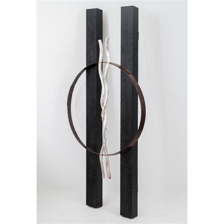 ANONIMO DEL XX SECOLO, Tela, metallo e legno