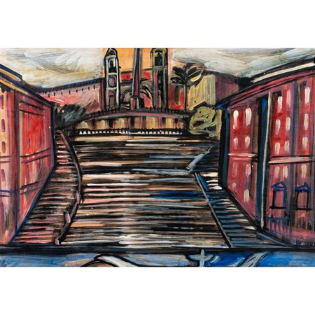 GIOVANNI MASSACCESI, Olio su carta