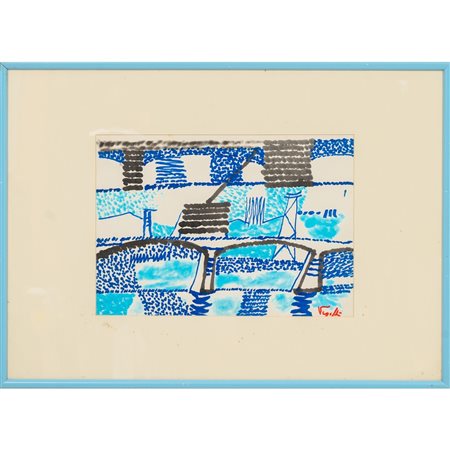 ANTONIO VANGELLI, Tecnica mista su carta