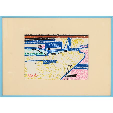 ANTONIO VANGELLI, Tecnica mista su carta