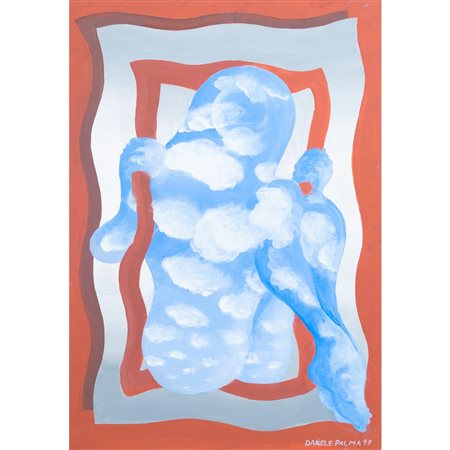 DANIELE PALMA, Donna celeste, Olio su tela