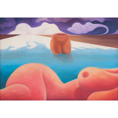 LUCIANO TORRE, Visione, Olio su tela