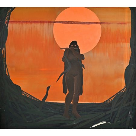 CESARE PEVERELLI, Olio su tela