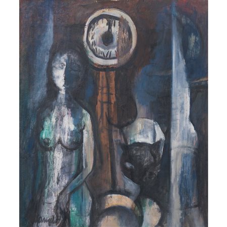 ALFREDO D'ANGELO, Olio su tela