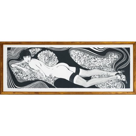 GUIDO CREPAX, Valentina nuda, Serigrafia