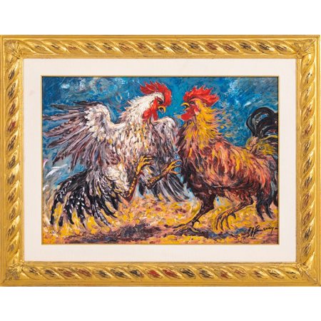 GIOVAN FRANCESCO GONZAGA, Serigrafia a colori su tela