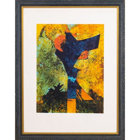 GIANNI DOVA, Fiori di cactus, Serigrafia a colori