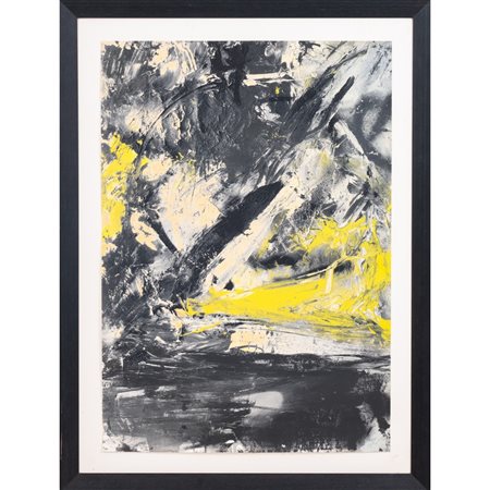 EMILIO VEDOVA, Serigrafia polimaterica a colori