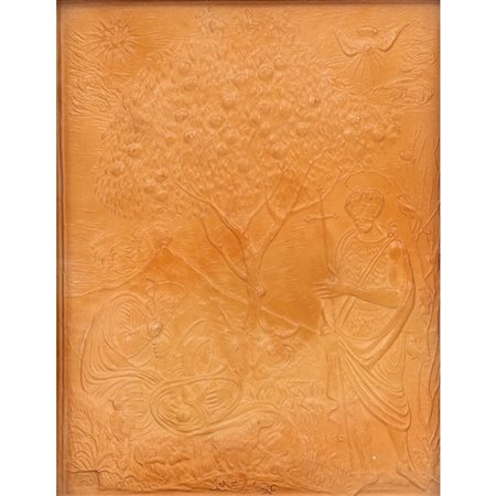 ANTONIO BRANCATO, Pannello in terracotta