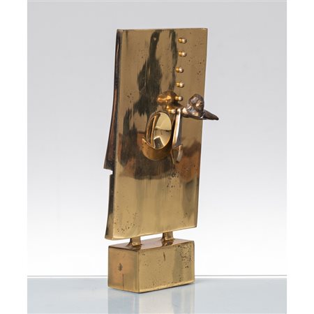 NADO CANUTI, Onigramma 2, Scultura in bronzo