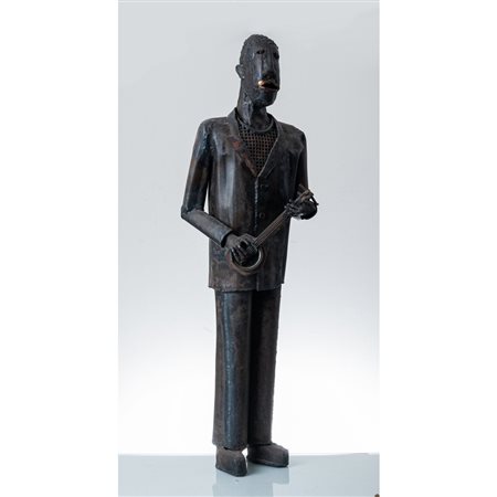 JEAN-NICOLAS CRAPS, Musicista, Scultura in ferro brunito