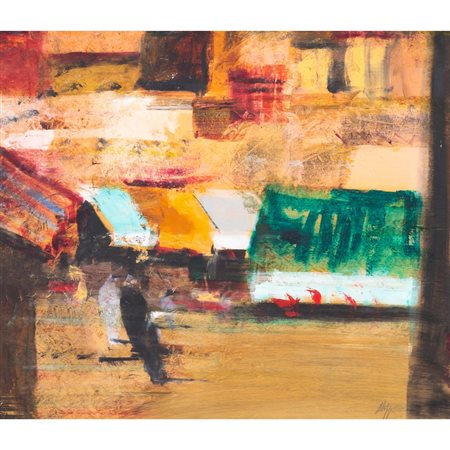 SALVATORE MAGAZZINI, Marrakech, Olio su tavola